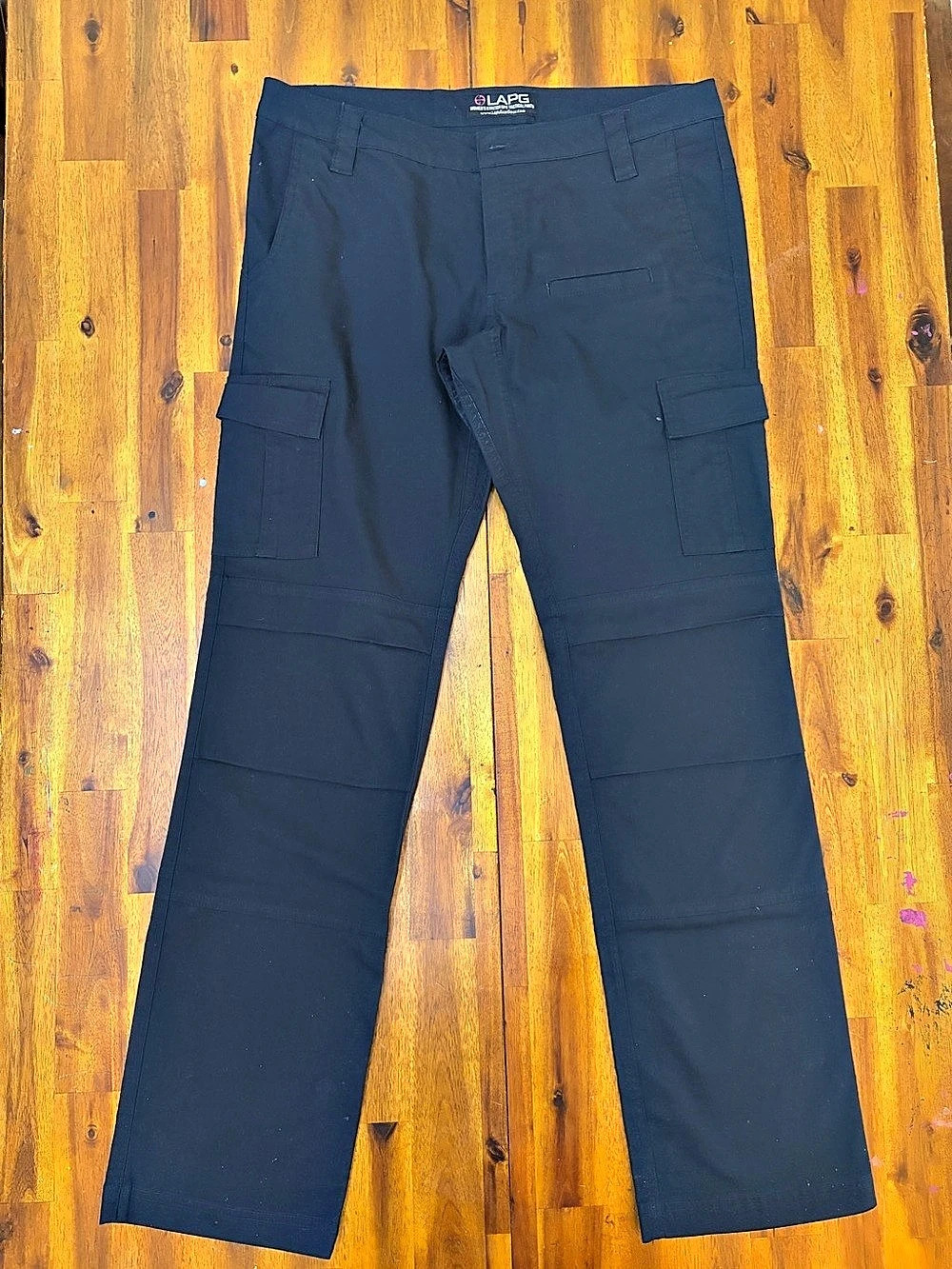 LAPG Women's Stretch 8-Pocket Tactical Pants Navy Tactical Pants Size 12 Long